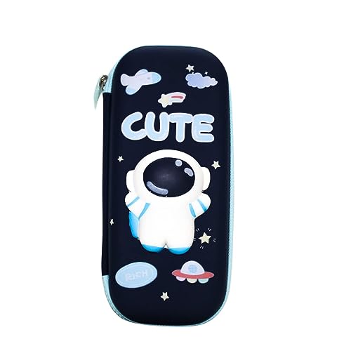 Image of DEOXY Cute Big Cartoon Theme Plastic Pencil Case-3D Eva Pencil Case Pouch, Multipurpose Zipper Pencil Case for Kids, Pen & Pencil Bag for School Kids (3D Cute)