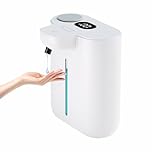 YDCZTYGY Automatic Liquid Soap Dispenser 9-Level Adjustable 500ml Wall Mount USB Rechargeable Waterproof Wash Hand Set for Bathroom Kitchen