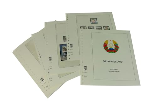 Feuilles pré-imprimées Biélorussie LINDNER 2017-2020 Timbres Album
