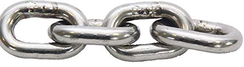 Ancre Chaîne DIN 766 Norme EN ACIER INOXYDABLE A4 lehrenhaltig Ø 4 mm charge de rupture env. 1000 kg Cover