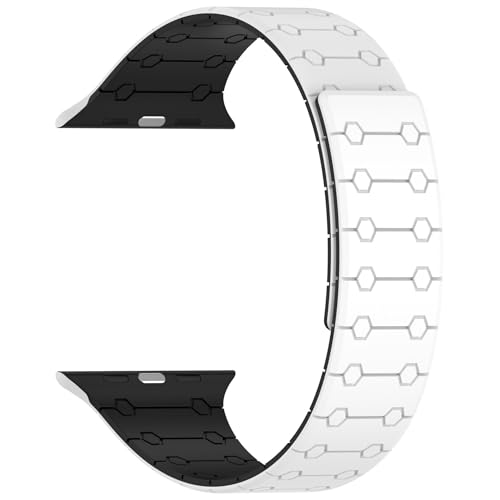 Image of Velour Silicone Watch Strap Compatible with Apple Watch 41mm, 40mm & 38mm, for iWatch Series SE, SE2,10 9, 8, 7, 6, 5, 4, 3 -Sport Loop for Men & Women(Watch Not Included)