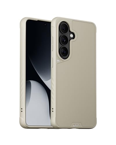 Coque Samsung S26 Mous Limitless en pierre grise avec protection de caméra