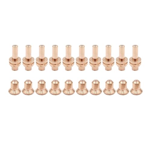 Eddyweld 20pcs 020382 120504 Electrode Nozzle Compatible with Powermax 350/380 PAC110T Torch Extended 25A