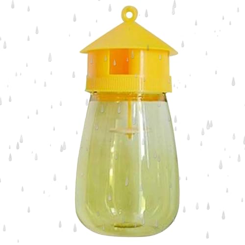 Trampa para moscas de frutas, captura de abejas de carpintero, resistente a la intemperie, para jardín, patio, camping, pasillo, patio, establo, granero, ecológico, chaqueta de jardín