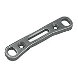 Manlos HSP part 60019 Rear Lower Suspension Arm Holder For1/8 Electric 94060 94061 94062 94063 94066 94760 94761 94762 94763 - (Color: gray)