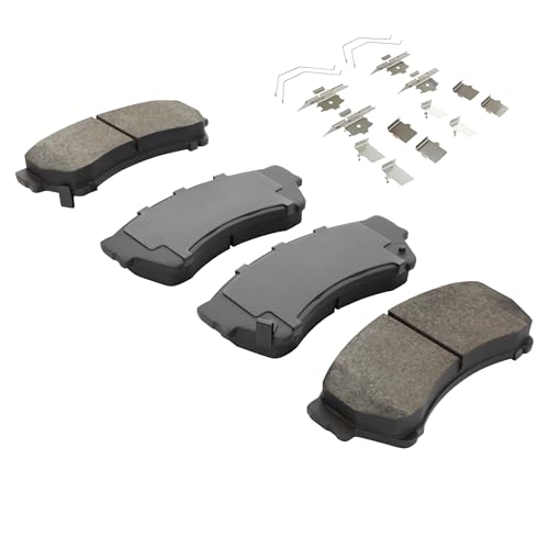 Image of QUALITY-BUILT Front Ceramic Brake Pads, Premium 1001-1164C, Compatible with 2006-2013 Ford /Lincoln /Mazda /Mercury (6,Fusion,Milan,MKZ,Zephyr)