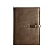 PU Leather B5 Journal Notebook Lined Paper Daily Planner Notepad with Buckle