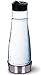 Carafe Eau de 1 Litre avec Couvercle - Carafe en Verre Ronde - Pichet Eau en Verre Transparent avec Socle - 1000 ml. KitchenGet