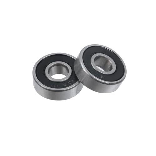 Image of Antrader 608 2RS Ball Bearings,20Pcs 8mm x 22mm x 7mm Bearing Steel and Double Rubber Sealed Miniature Deep Groove Ball Bearings