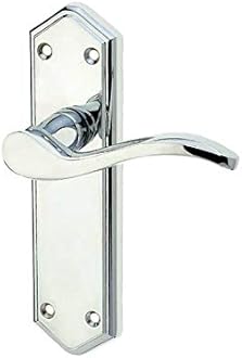 Frelan Hardware Paris Suite Polished Chrome Latch Door Handles JV281PC