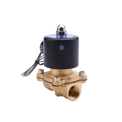 Électrovanne 12V DN10 normalement fermée en cuivre pour contrôle de fluide