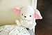 Boufery Muñeco de Peluche Fennec Fox de Plump Suave, Muñeca rellena de Fox de Cuerpo regordete para niños, Regalo de cumpleaños o Tienda de decoración del hogar 40 cm (Blanco)