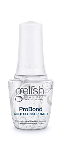 Gelish ProBond Acid-Free Nail Primer with Keratin Bonding for Gel Nail Polish, Base Coat For Gel Nails, Strengthening Gel Nail Polish,5 fl oz.