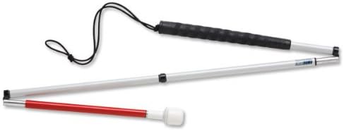 Graphite 4-Sec. Folding Cane-Marshml Roller-48-in