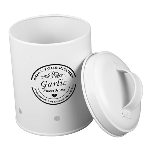 VINTORKY Garlic Holder Storage Container Vegetable Keeper for Kitchen for Storing Garlic Ginger Onions Potatoes and More Stylish Home Organizer