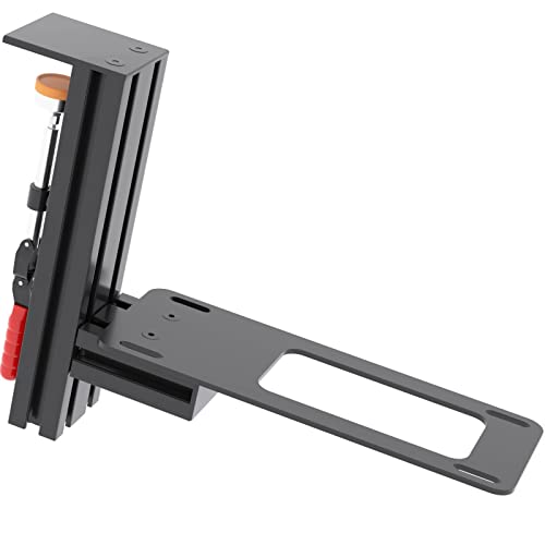 Meza Mount Schreibtischhalterung - Ergonomische Game-Controller-Halterung, Tischhalterung für Flight Sim-Joystick kompatibel mit Thrustmaster Hotas Warthog weichen Gummi-Pads und Montageschrauben