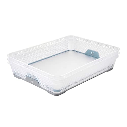 keeeper Stapelkorb, Rutschfest, DIN A4, 36 x 26,5 x 7 cm, Jonas, Nordic Grey