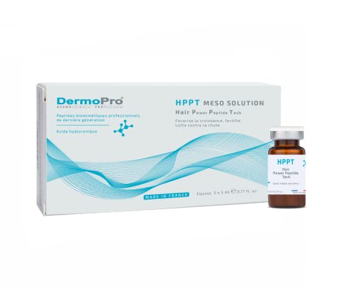 DermoPro - Soluzione HPPT- Anti-caduta, attivatore e acceleratore di ricrescita - Sterile, Senza profumo, Senza conservanti - Unisex adulti - 5 x 5 ml