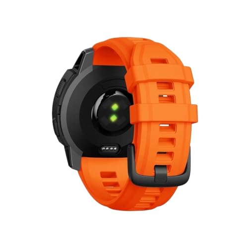 20 22mm�V���J�Q�����X�g�o���h�ɓK������Garmin Instinct 2/2S���X�g�o���h�A�N�Z�T���[(Orange,22mm Instinct 2)