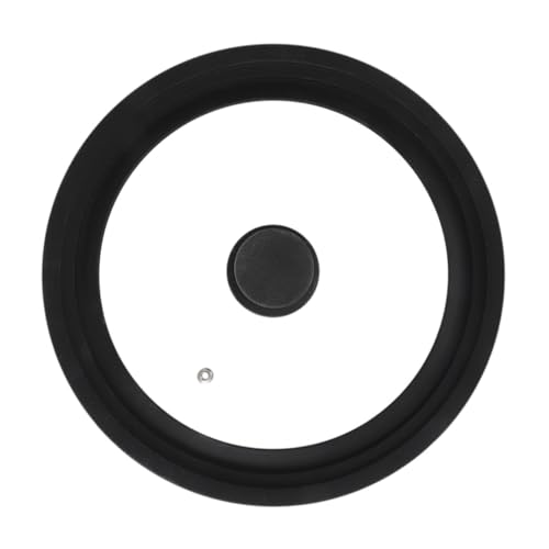 VALICLUD Tapa para Olla de Vidrio Templado con Silicona Resistente Golpes Permite Visualizar la Cocción Sellado Rápido y Distribución Uniforme del Calor Multiusos