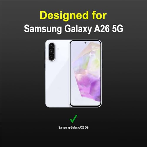 Image of Zapcase Back Case Cover for Samsung Galaxy A26 5G | Compatible for Samsung Galaxy A26 5G Back Cover | Liquid Silicon Magic Case with Camera Protection | Black