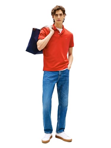 Tommy Hilfiger Men's Short Sleeve Casual Polo Shirts in Regular Fit with Liquid Cotton3