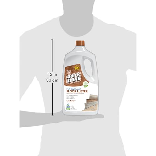 Quick Shine 1207-00064U Hardwood Floor Luster 64Oz | Plant-Based Cleaner & Polish W Carnauba thumb #17
