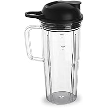 Replacement Parts cup with To-Go Lid ,Compatible with NutriBullet Blender Combo NutriBullet Pro 1000 and NutriBullet Select 2.0 24oz travel cup