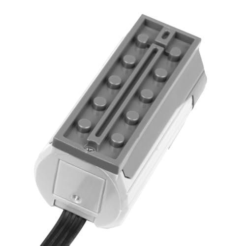 HOTUT M-Motor, 2 Stück Elektrischer Motor für Technologie Serie, Power Function Zubehör Kompatibel mit TechnikZug, für Technik Ferngesteuertes Elektro Baustein (8883)