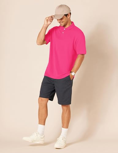 Image of Amazon Essentials Men's Regular-Fit Short Sleeve Cotton Pique Polo Shirt (Available in Big & Tall)