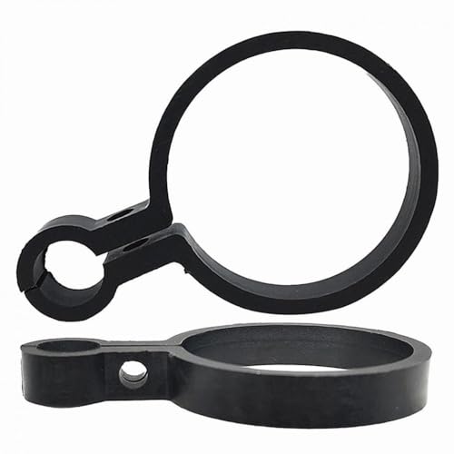 Support de clignotant moto pour fourche avant 34-60mm en métal noir robuste x2