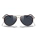 MERRY'S Men's Polarized Driving Sunglasses For Men Unbreakable Frame UV400 S8513 (Red&Black, 61)