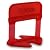 EMAISTORE Tile Leveling System - Pack of 600 Tile Spacers roughly 1/51 Inch (0.5mm) (Approximate) - Professional Tile Leveling Clips for Ceramic Tile and Stone Installation.