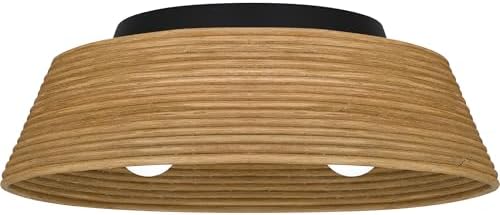 Quoizel Zahara 3-Light Matte Black Flush Mount Light