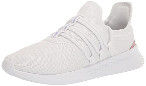 adidas Women's Puremotion Adapt 2.0 Sneaker, White/Pink Strata/Black, 10