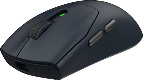 Image of msi Forge GM340 W Navy Gaming Mouse, 12800 DPI, 50M+ Clicks Micro Switch, Optical Sensor, Ergonomic Ambitextrous Hand Design, RGB Light