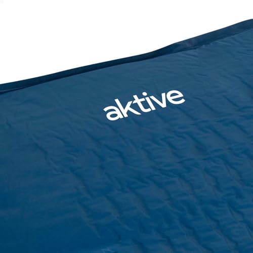 Matelas gonflable en ripstop et mousse AKTIVE robuste pour couchage d'appoint - 5