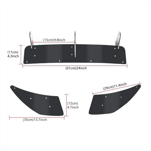 Difusor parachoques trasero Golf 7 MK7 spoiler maletero Golf7 2013-2016 3
