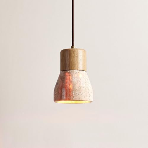 Suspension luminaire rustique en noyer idéal pour l'îlot d'une cuisine