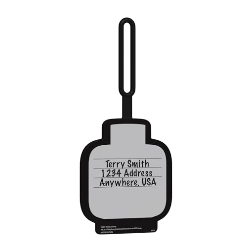 Lego Silicone Bag Tag - Girl Face (51168), Luggage Tag for Travel, Vacation, Suitcase, Cruise, Backpack3