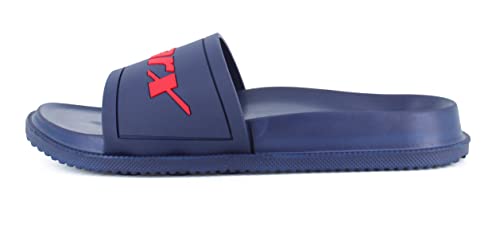 Image of SPARX Men SFG-2101 Navy Blue Red Flip Flops (SF2101G NBRD 0009)