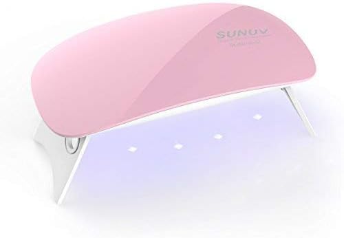 SUNUV UV LED Nail Lamp Curing Lamp Light Portable for Gel Polishes Manicure/Pedicure 2 Timing Setting 45s/60s 6W Mini2