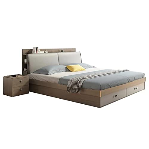 Image of Royaloak Tivoli Italian Queen Size Bed with Hydraulic and Headboard Storage