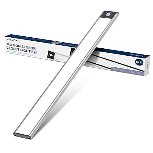 Yeelight Under Cabinet Lights, 71 Led Closet Light Motion Activated, Dimmable Rechargeable Under Cabinet Lighting For Closet, Kitchen Cabinet, Wardrobe, Cupboard, Warm White #TOP4