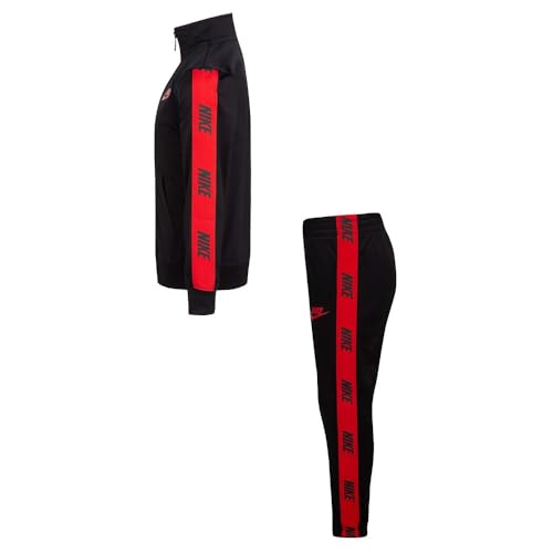 Nike boys Logo Taping Jacket and Pants Two-piece Track Set (Little Kids)3