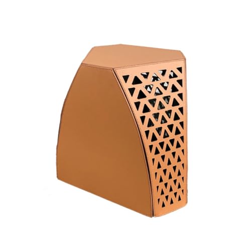 Petit repose-pieds ottoman moderne en cuir dur pour salon