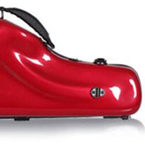 Generic Portable Alto Saxoph Gig Bag Removable Shoulder Straps Durable Lightweight Hard Case Carrying Bag For Saxoph Musical Instrument, Red #TOP2