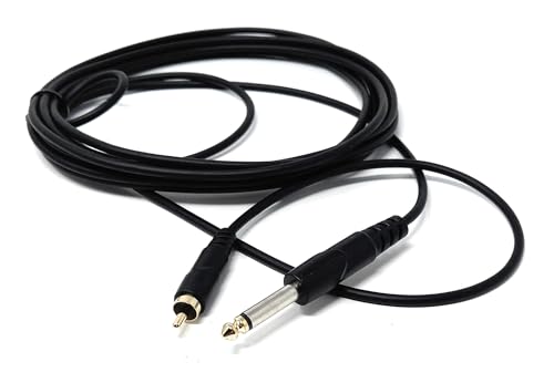 Cable de audio RCA a 6.35 mm DRUT para eliminar ruidos en mezclador 5m