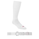 White XL Socks & White Adult Belt