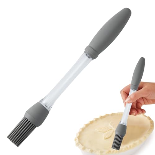 Ancsttu Pincel Para Pintar Alimentos - Brocha De Silicona Para Parrilla Y Reposteria | Utensilio De Cocina Apto Para Lavavajillas,Para Viajes Barbacoas Y Exteriores Fiestas Y Jardin